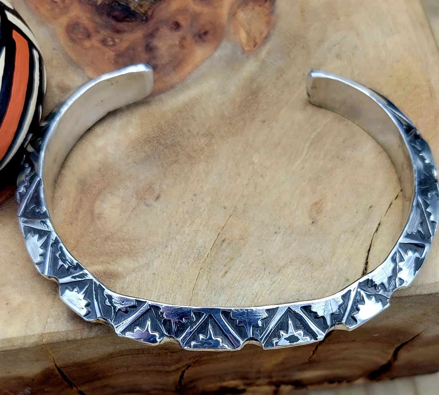 Handmade Sterling Triangle Cuff